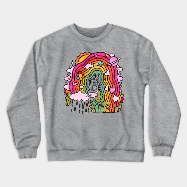 Other Side Crewneck Sweatshirt by Doodle by Meg